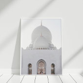White Mosque Islamic Architect Poster