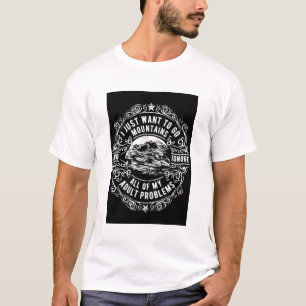 White Mountain Escape Volwassen problemen T-shirt