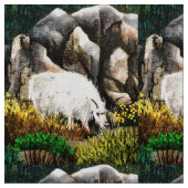White Mountain Goat Junior Stof (Close Up)