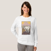 White Mountain GoatUtah T-shirt (Voorkant volledig)