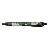 White Mountain Laurel Floral Blauwe Inkt Pen (Bodem)