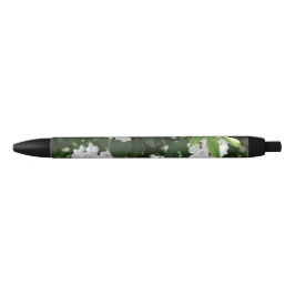 White Mountain Laurel Floral Blauwe Inkt Pen