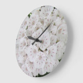  White Mountain Laurel Floral Wall klok (Hoek)