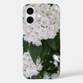 White Mountain Laurel Flowers iPhone 16 Hoesje
