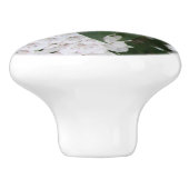  White Mountain Laurel Flowers Keramische Knop (Zijkant)