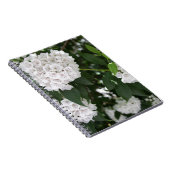 White Mountain Laurel Star Shaped Flowers Notitieboek (Rechterzijde)