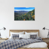 White Mountain N.F., NH. Het uitzicht vanuit de bu Canvas Afdruk (Insitu (Slaapkamer))