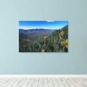 White Mountain N.F., NH. Het uitzicht vanuit de bu Canvas Afdruk (Insitu (Houten vloer))