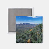 White Mountain N.F., NH. Het uitzicht vanuit de bu Magneet (Voorkant / Achterkant)