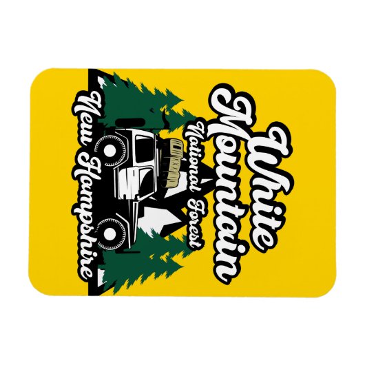 White Mountain National Forest New Hampshire Magneet (Horizontaal)