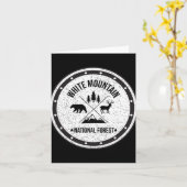 White Mountain National Forest New Hampshire Maine Kaart (Gele Bloem)