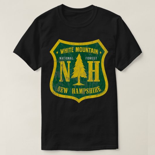 White Mountain National Forest, Nieuw-Hampshire-sc T-shirt (Design voorkant)