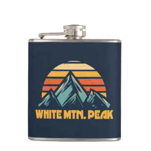White Mountain Peak California Retro Turquoise Heupfles