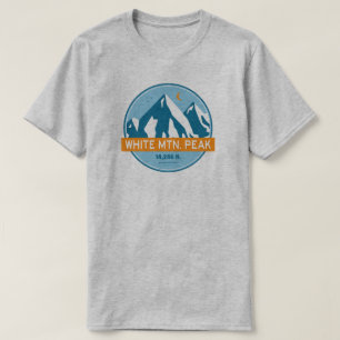 White Mountain Peak California sterren Maan T-shirt