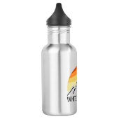 White Mountain Peak Californië Retro Waterfles (Links)