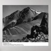 White Mountain Peak van Ansel Adams Poster (Voorkant)