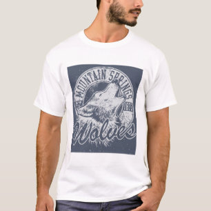 White Mountain Springs Wolves Mascot Shirt