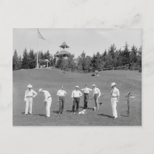 White Mountains Golfers, 1910 Briefkaart