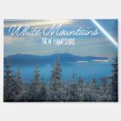 White Mountains magneet van New Hampshire (Voorkant)