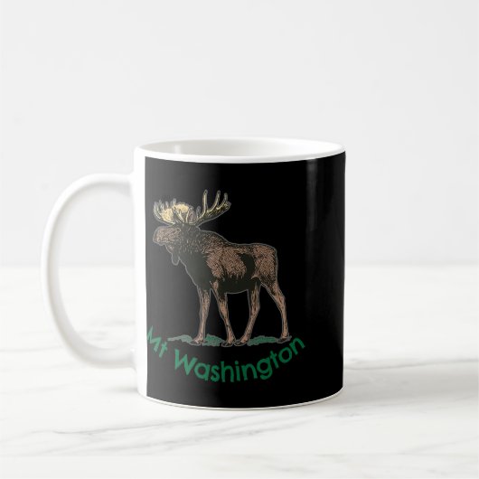 White Mountains Mt Washington New Hampshire Moose Koffiemok (Links)