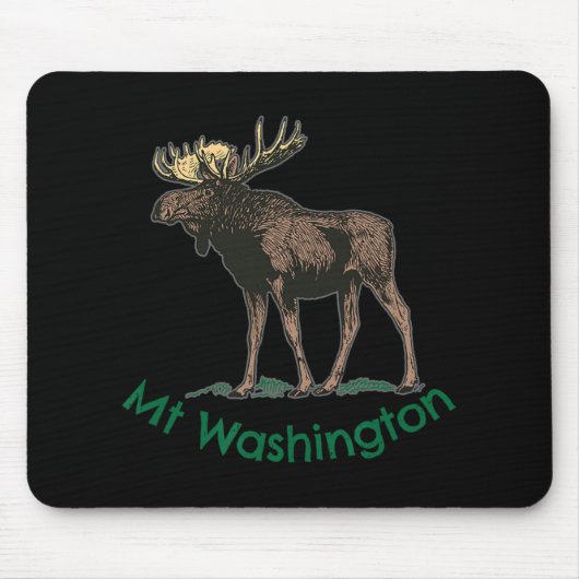 White Mountains Mt Washington New Hampshire Moose  Muismat (Voorkant)