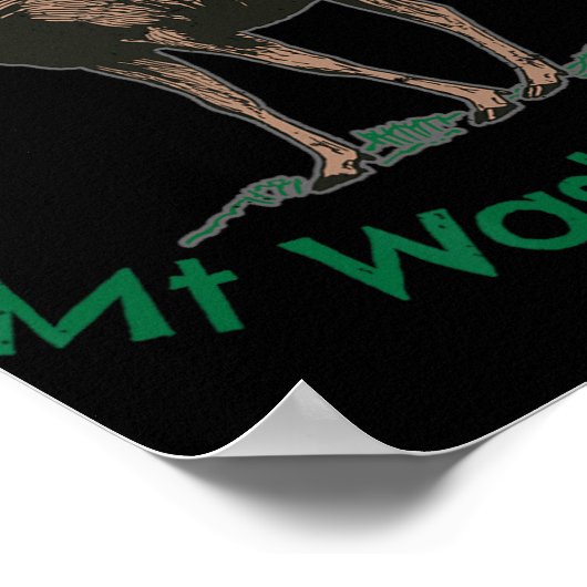 White Mountains Mt Washington New Hampshire Moose  Poster (Hoek)