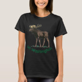 White Mountains Mt Washington New Hampshire Moose T-shirt (Voorkant)