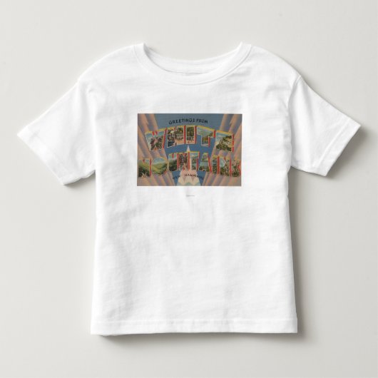 White Mountains, New Hampshire 2 Kinder Shirts (Voorkant)