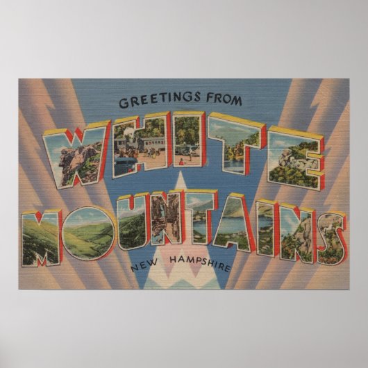 White Mountains, New Hampshire 2 Poster (Voorkant)