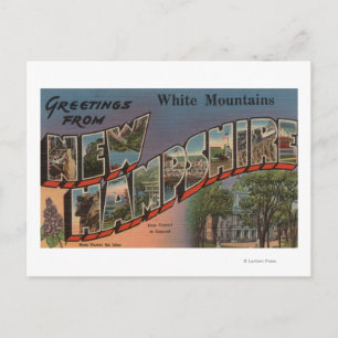 White Mountains, New Hampshire 3 Briefkaart