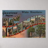 White Mountains, New Hampshire 3 Poster (Voorkant)