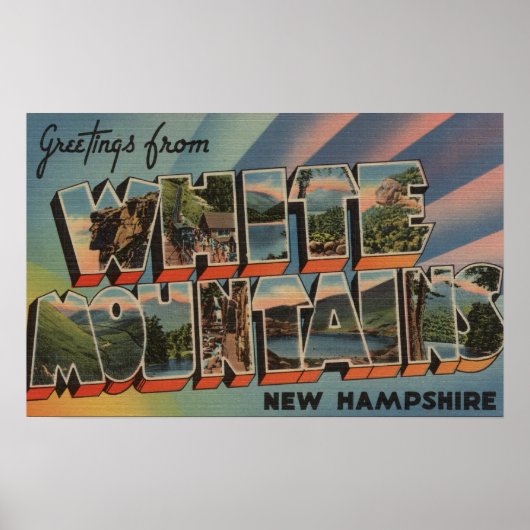White Mountains, New Hampshire 4 Poster (Voorkant)