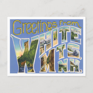 White Mountains, New Hampshire  Big Letters Briefkaart