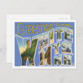 White Mountains, New Hampshire Big Letters Briefkaart (Voorkant / Achterkant)