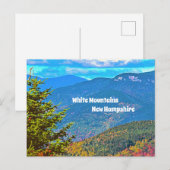 White Mountains New Hampshire Briefkaart (Voorkant / Achterkant)