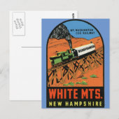 White Mountains, New Hampshire Briefkaart (Voorkant / Achterkant)