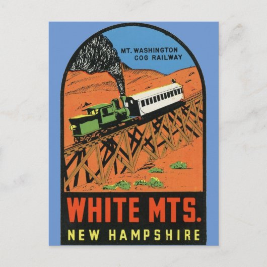 White Mountains, New Hampshire Briefkaart (Voorkant)