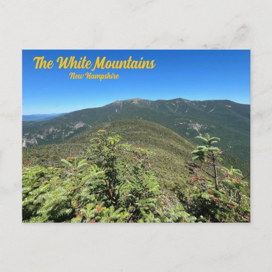 White Mountains New Hampshire Briefkaart (Voorkant)