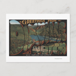 White Mountains, New Hampshire - Dixville Briefkaart