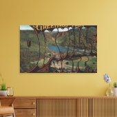 White Mountains, New Hampshire - Dixville Canvas Afdruk (Insitu (Woonkamer))