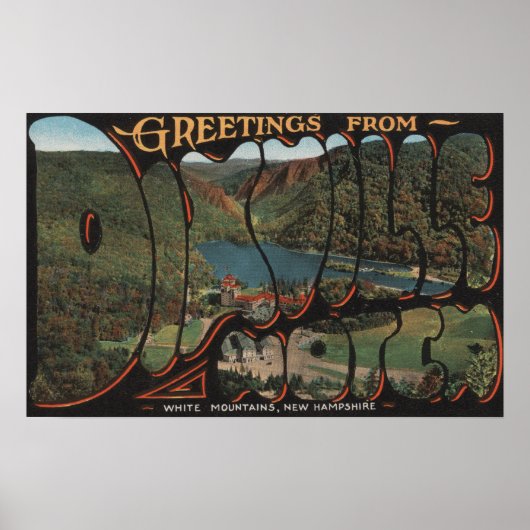 White Mountains, New Hampshire - Dixville Poster (Voorkant)