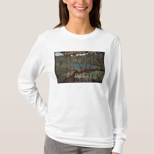White Mountains, New Hampshire - Dixville T-shirt (Voorkant)