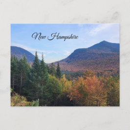 White Mountains New Hampshire herfstgebladerte Briefkaart
