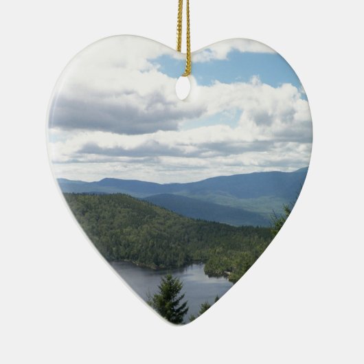 White Mountains New Hampshire Keramisch Ornament (Rechts)