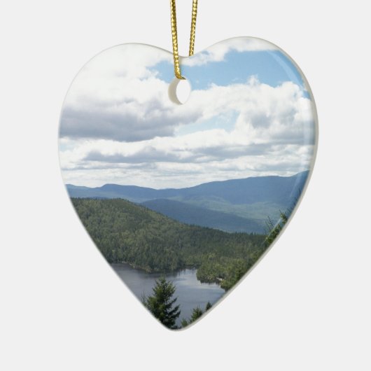 White Mountains New Hampshire Keramisch Ornament (Links)