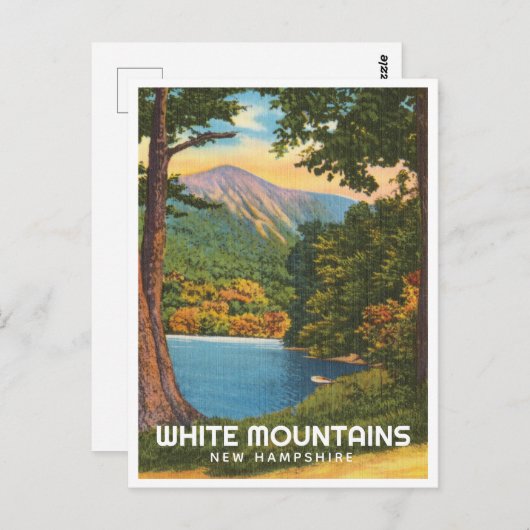White Mountains, New Hampshire  meer Briefkaart (Voorkant / Achterkant)