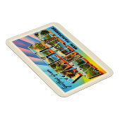 White Mountains New Hampshire NH Travel Souvenir Magneet (Rechterzijde)