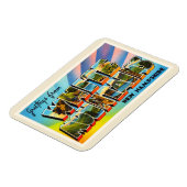 White Mountains New Hampshire NH Travel Souvenir Magneet (Linkerzijde)