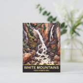 White Mountains, New Hampshire, Reizen Briefkaart (Staand voorkant)
