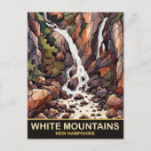 White Mountains, New Hampshire, Reizen Briefkaart (Voorkant)